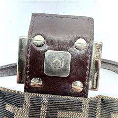 Fendi Zucca FF Baguette Brown Shoulder Bag!